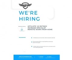 VA Ratings Increase Specialist is a remote, work-from-home position